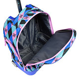 Pacific Gear Treasureland Polycarbonate Molded Ultralight Rolling And Shoulder Backpack,