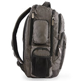 Original Penguin Odell 9 Pocket Laptop/Tablet Backpack Briefcase, Charcoal, One Size