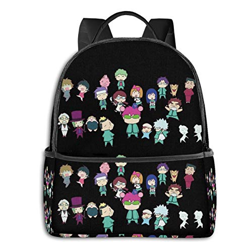 Anime & Saiki K Team Classic Student School Bag School Cycling Leisure Travel Camping Outdoor Backpack