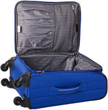 Skyway Luggage Mirage Ultralite 20-Inch 4 Wheel Expandable Carry-On, Maritime Blue, One Size