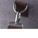 ABage Large Duffle Bag Canvas Travel Overnight Gym Weekend Tote Luggage Duffel Bags, Black