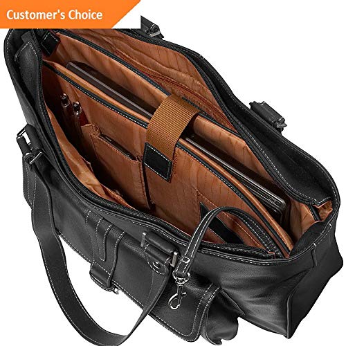 Sandover Clark Mayfield Stafford Pro Leather Laptop Tote 15.6 Womens Business Bag NEW | Model