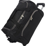 Bellino Rolling Duffle Bag, Black