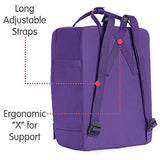 Fjallraven - Save the Arctic Fox Kanken Backpack for Everyday, Purple/Orchid