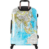 Heys America Journey 2G Maps 3Pc Hardside Fashion Spinner Set (Multicolor)