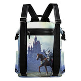 Colourlife Knight And Castle Stylish Casual Shoulder Backpacks Laptop School Bags Travel