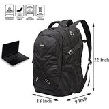 Backpack For Laptops Up To 18.4 Inch Hiking Backpack Water Resistant Travel Backpack Shockproof