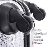 Flieks Graphic Print Luggage Set 3 Piece Abs + Pc Spinner Travel Suitcase (London)