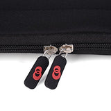 Kroo 13.3" Neoprene Messenger Bag Sleeve With Removeable Shoulder Straps For Laptops, Black