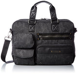 Diesel Men'S Superrgear Touch Gear Case Briefcase, Treated Black/Black