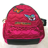 Betsey Johnson Backpack Convertible Fushia