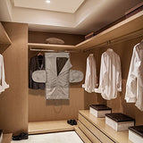 Amzbag Expandable Travel Duffel Bag XXL Capacity Weekender Bag With Leather Handle Suit Carry On