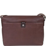 Scully Sierra Leather Front Flap Closure Workbag (Brown)