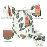 FITMYFAVO Pineapple Backpack | Daypack | Bookbag for Teens & Adults with Wallet/Pencil Case