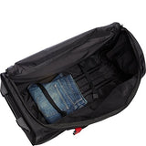 A. Saks 25 Inch Expandable Trolley Duffel (Black/Red)