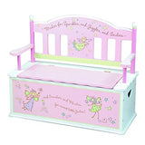 Wildkin Fairy Wishes Toy Box Bench