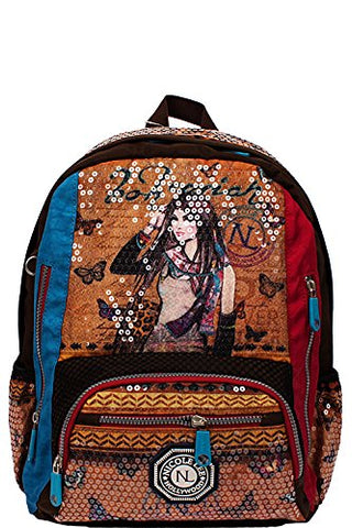 Nicole Lee Hailee Sequined W.R Laptop Backpack V3