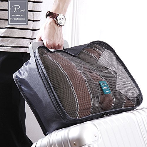 Portable Travel Storage Bag, Simple Luggage Organizer With Zipper Clothes Storage  Bag,Travel Organizer Set,Packing Cube Set,Suitcase Storage Bag Set,Travel  Storage Set With Shoe Toiletry and Laundry Bags School Supplies Room Decor  Bedroom