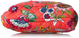 Vera Bradley Iconic Mini Cosmetic in Coral Floral Signature Cotton
