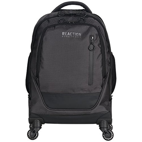 Kenneth Cole Reaction 1680D Coated Polyester Double Gusset 4-Wheel 17.0” Computer Laptop
