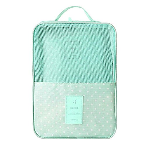 Damara Cute Multi-Purpose Sport Shoe Bag Travel Storage Organizer Case,Green