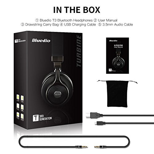 Shop Bluedio T3 Bluetooth Headphones On Ear W – Luggage Factory
