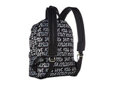 Betsey Johnson Women's Jacquard Logo Backpack Black One Size