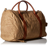 Buxton Men'S Expedition Ii Huntington Gear Canvas Convertible Duffel, Tan