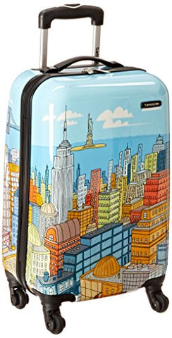 Samsonite Luggage Nyc Cityscapes Spinner 20, Blue Print, One Size