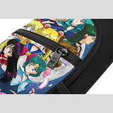 Sai-lor Mo-on Chest Bag Casual Sling Backpack Hiking Daypack Convertible Shoulder Pack