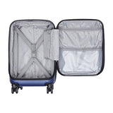 Delsey Luggage Cruise Lite Hardside 19" Intl. Carry On Exp. Spinner Trolley, Blue