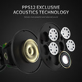 Bluedio V (Victory) Pro Patented Pps12 Drivers Wireless Bluetooth Headphones (Black)