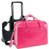 McKleinUSA Willowbrook 94986 Red Detachable-Wheeled Ladies' Briefcase