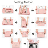 Cocoo Travel Foldable Waterproof Tote Bag Carry Storage Luggage Handbag (Pink)