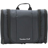 Travelers Club 11" Toiletry Kit Travel Accessory, Charcoal, 11 Inch