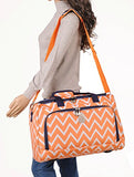 Jenni Chan Aria Madison City Duffel, Orange, One Size