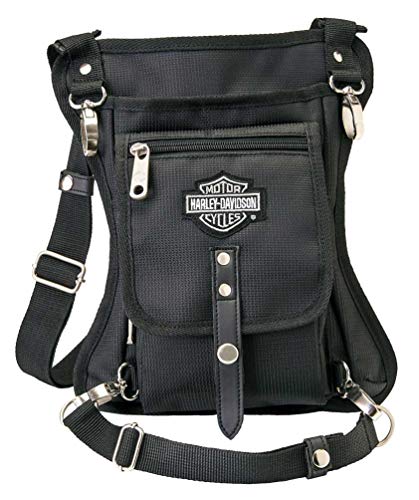 shoulder bag black leather harley davidson purses