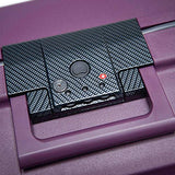 Delsey Luggage Belfort DLX 30" Checked Spinner, Purple