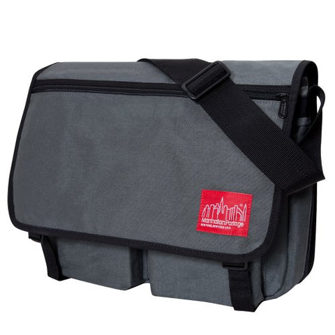 Manhattan Portage Europa with Back Zipper, Grey, One Size