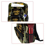 LORVIES Halloween Zombie Party School Bag for Student Bookbag Women Travel Backpack Casual Daypack Travel Hiking Camping