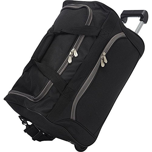 Bellino Rolling Duffle Bag, Black