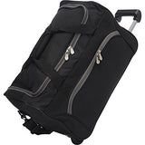 Bellino Rolling Duffle Bag, Black