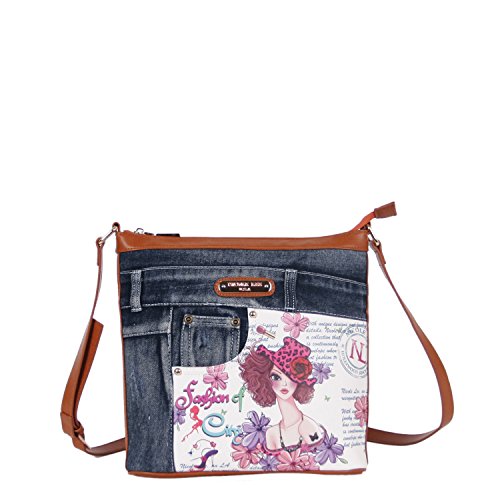 Nicole Lee Cross Body Bag, Sunny White, One Size