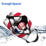 ZHUOBAIL Ka-pp_a A_lp-ha Ps-i 1911 KAP Fraternity Storage Toiletry Bags Travel Makeup Case Makeup Bag Organizer Accessories Case Tools Case Women Men and Girls 4.9x10x6.2 inch