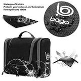 Bago Hanging Toiletry Bag For Men & Women - Toiletries Travel Organizer (Black)
