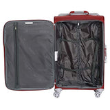 IT Luggage 27.6" World's Lightest 8 Wheel Spinner, Bossa Nova With Vapor Blue Trim