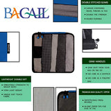 BAGAIL Packing Cubes System 7-Pcs Travel Organizer Accessories for Carry On Luggage with Shoe Bag & Toiletry Bags Dark Blue