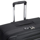 DELSEY Paris Executive Collection Softside Expandable Luggage with Spinner Wheels, Black, Checked-Large 29 Inch