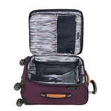Ricardo Beverly Hills San Marcos 21-Inch 4-Wheel Wheelaboard Luggage, Violet Purple