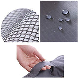 6 Set Packing cubes Travel luggage Organizer Waterproof Mesh Lightweight Suitcase storage bag Clothing Laundry Bag Shoe Bag (Grey)